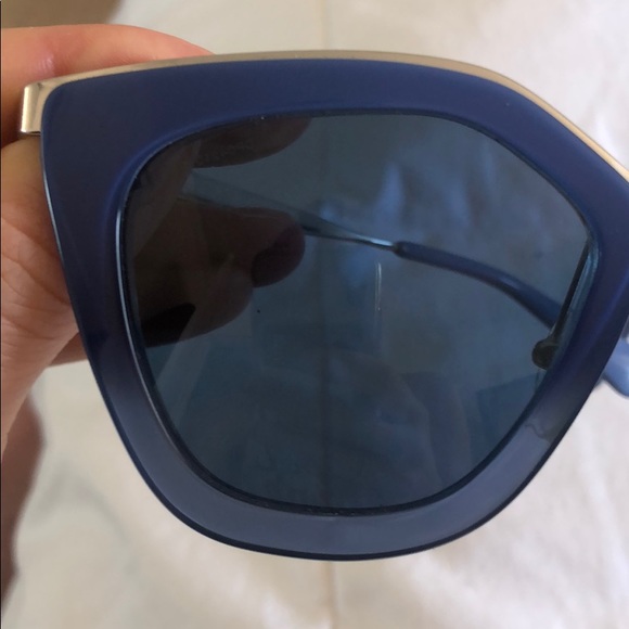 Prada Absolute Aviator Blue Sunglasses - Picture 7 of 11